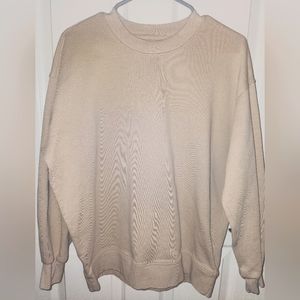Lululemon Khaki Crew Sweatshirt